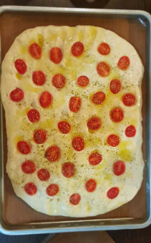 طرز تهیه نان فوکاچا