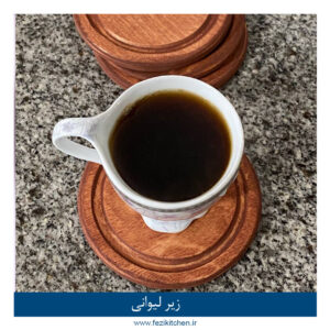 زیر لیوانی چوبی